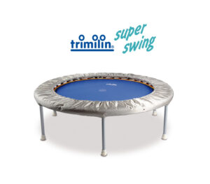 Minitrampolin Trimilin-superswing blau-silber mit logo