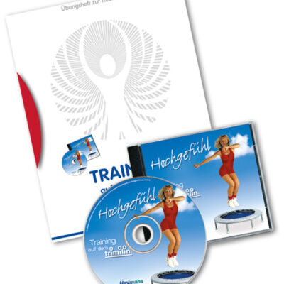 CD Cover Hochgefühl, Trampolin Training