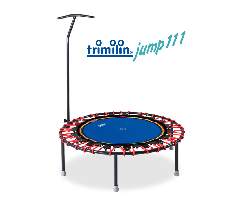 Trimilin-jump 111 mit Haltestange und Logo