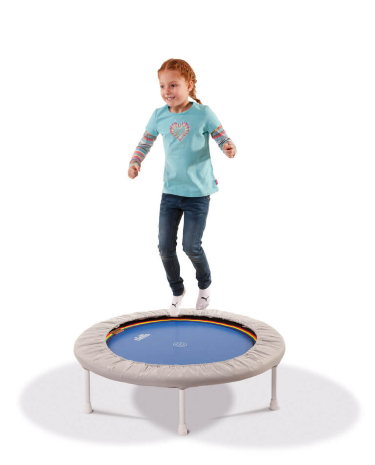 kindertrampolin-springen
